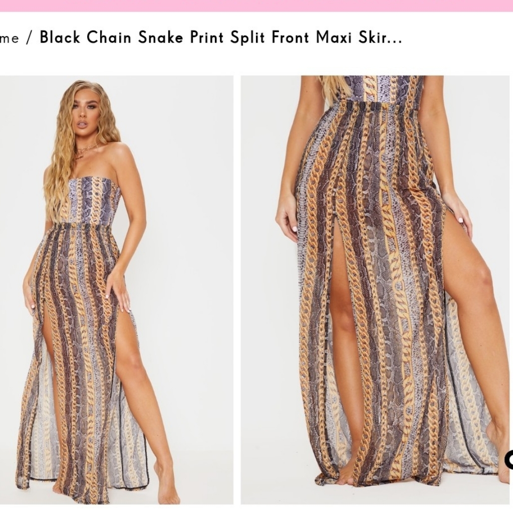 Black Chain Snake Split